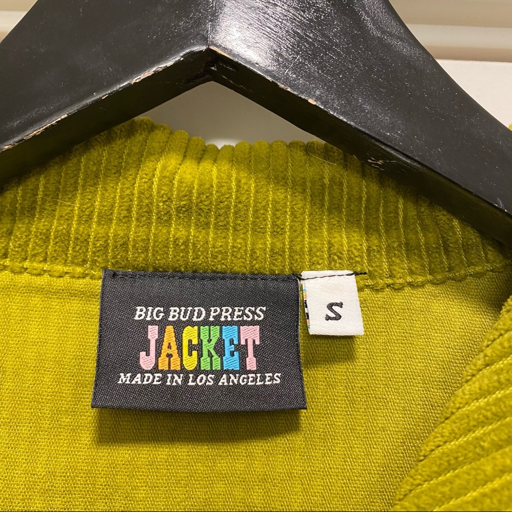 Big Bud Press Sailor Jacket Olive Corduroy Small - Picture 7 of 7
